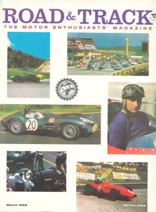 ROAD & TRACK 1958 MAR - FRASER, ALFA 2000, PACKARD